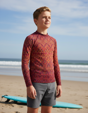Youth Lava Falls Siam youth rashguards