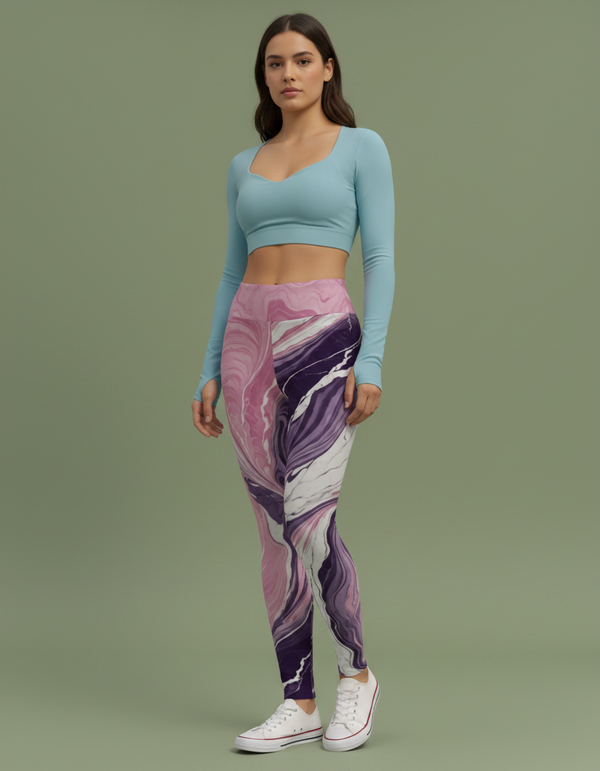 Veil full-length leggings