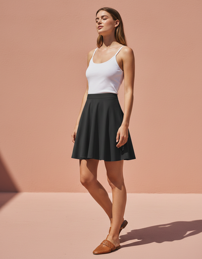 Anthracite Skater Skirt skater skirt