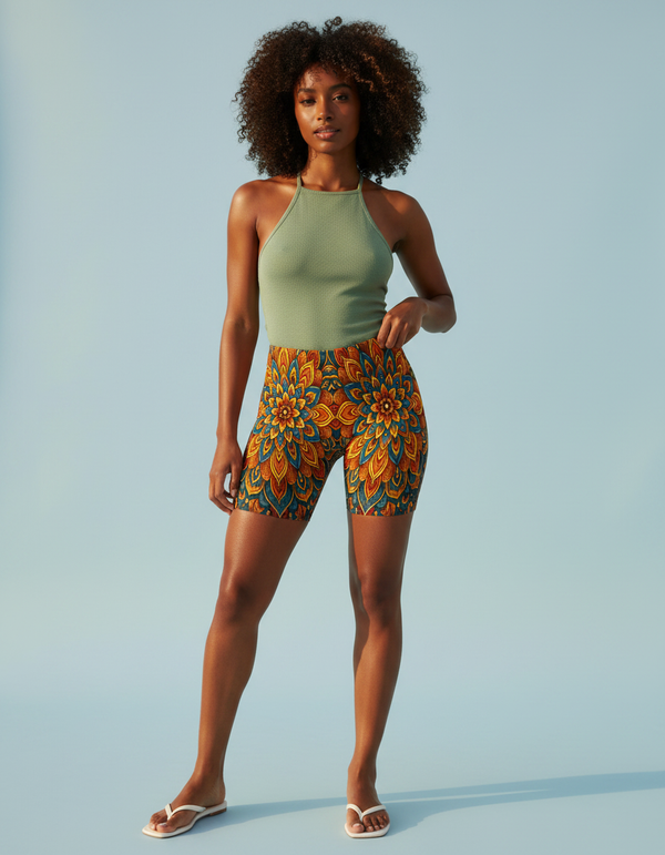 Kaleido women's short shorts
