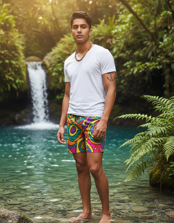 Groovy Collection men's swim trunks