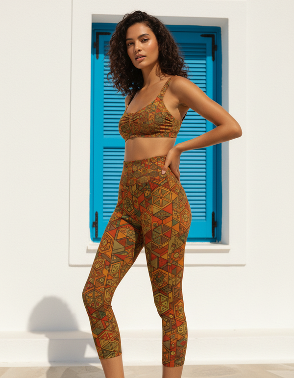 Yuzu Capri Yoga Leggings Capri Yoga Leggings — Dripper