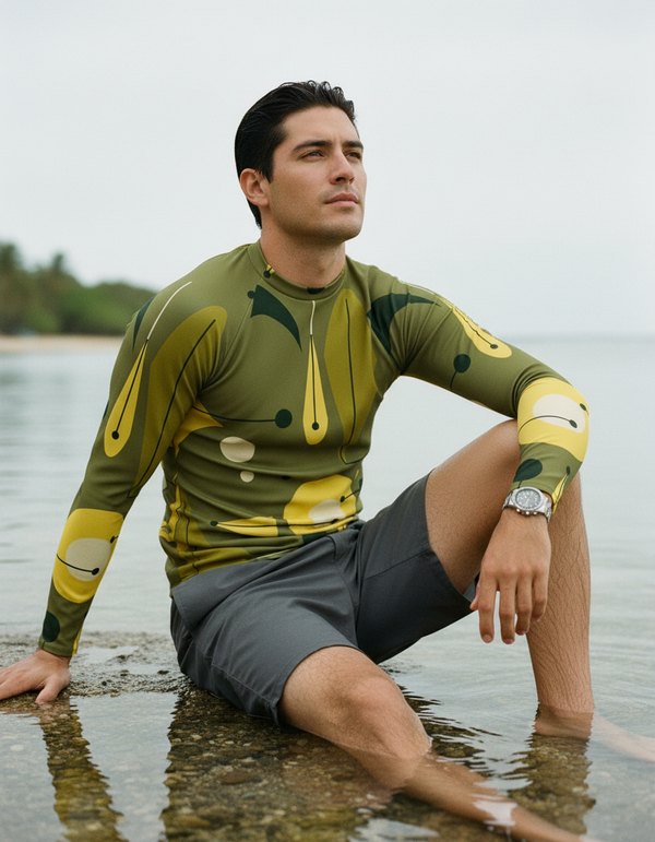 Rashguard in Runway Chartreuse Echo