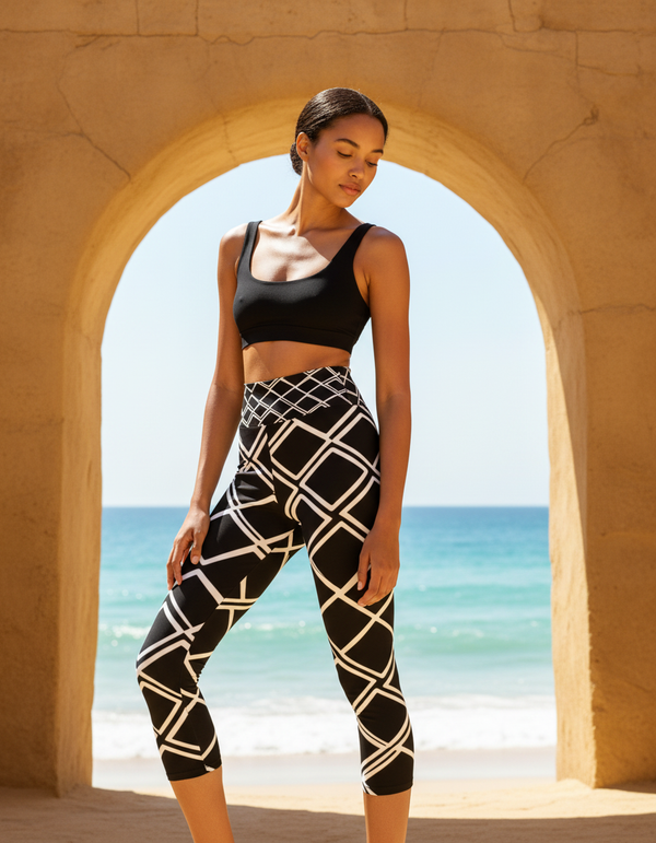 Minimalist Capri Yoga Leggings
