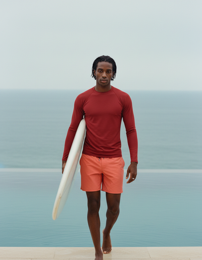 Men's Ruby rash guard