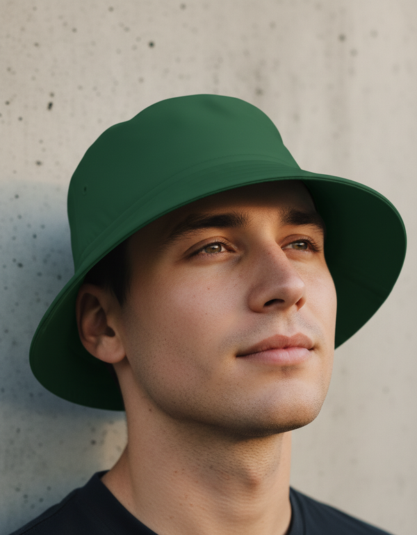 Bucket Hat in Racing Green