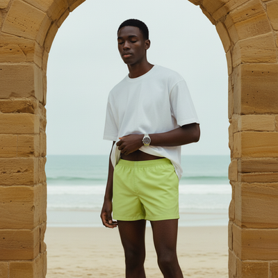 Lime Men's Swim Trunks swim trunks