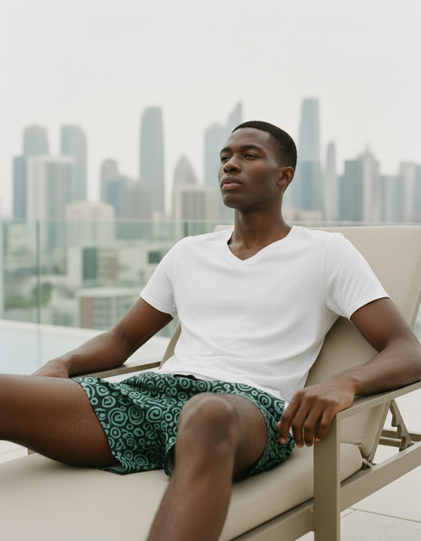 Men's Batik Collection Swim Trunks