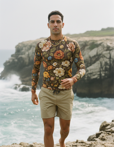 Men's Amber Haze Elysium rash guard