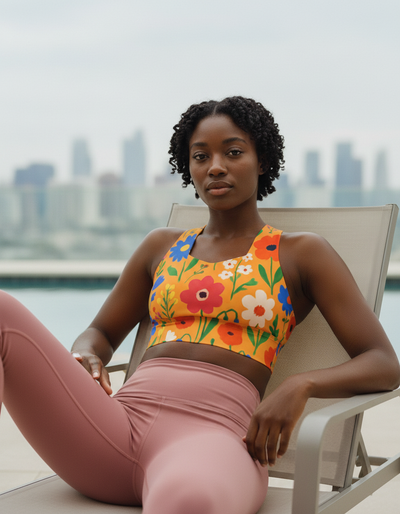 Daisy Longline Sports Bra longline sports bra