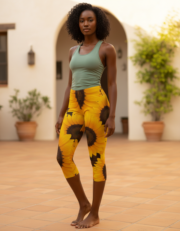 Petal Capri Leggings Capri Leggings — Dripper