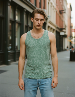 Men's Bandhani Tank Top