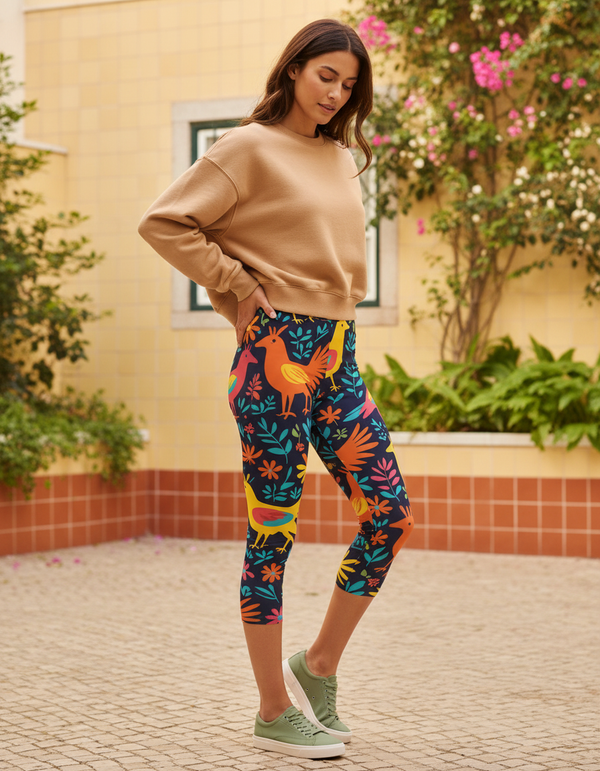 Fresco capri leggings