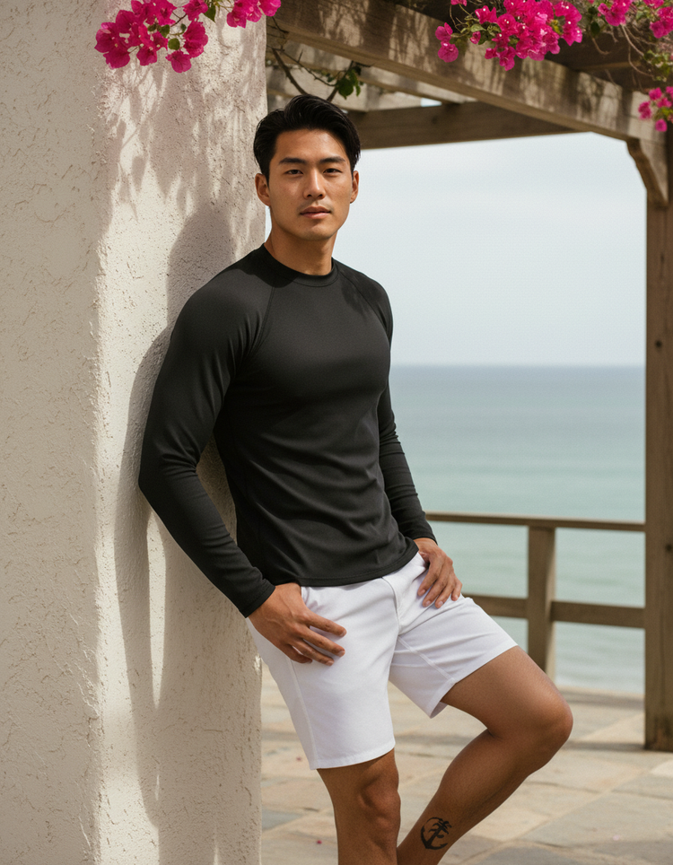 Onyx Rash Guard Men's Rashguard — Dripper