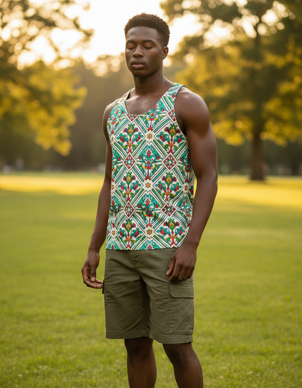 Men's Kaleidoscope tank tops
