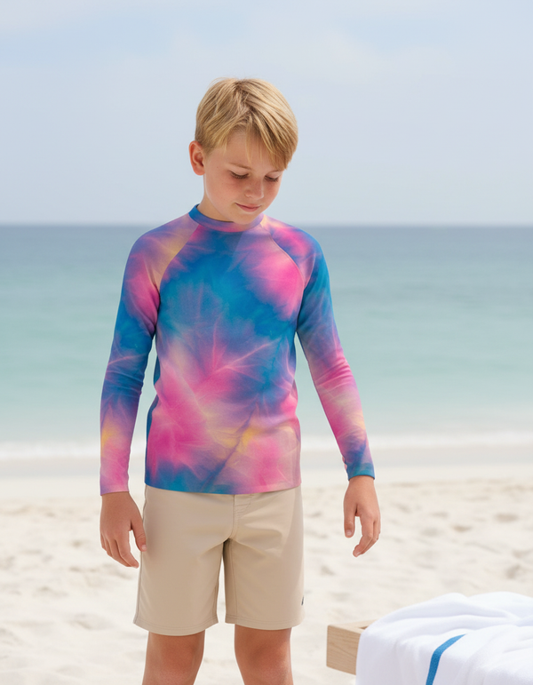 Youth Ice-Dye Rash Guard