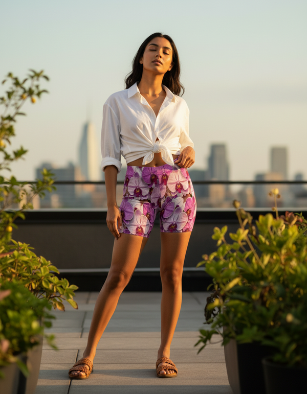 Orchid Collection women's short shorts