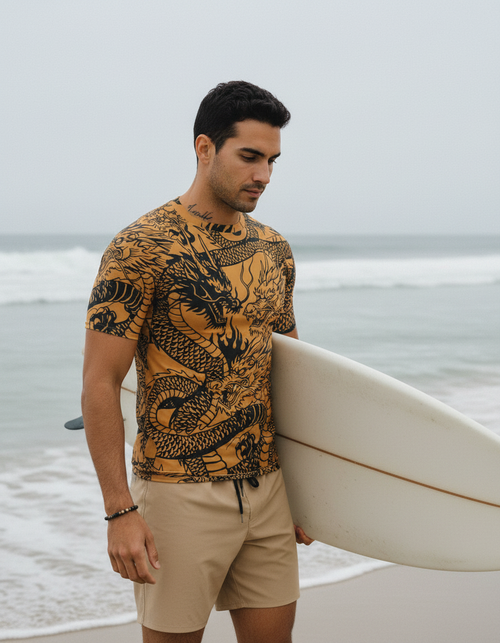 Ember Rash Guard Men's Rashguard — Dripper