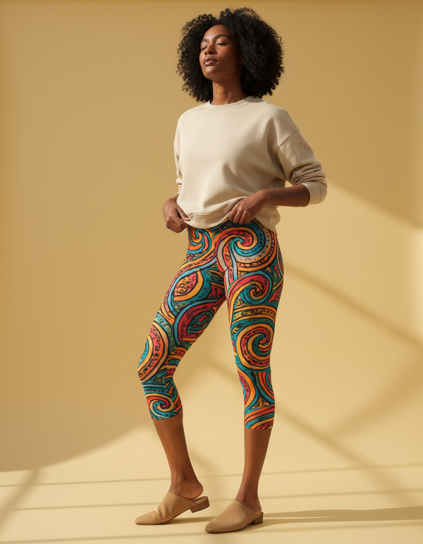 Spectrum Capri Leggings bikini — Dripper
