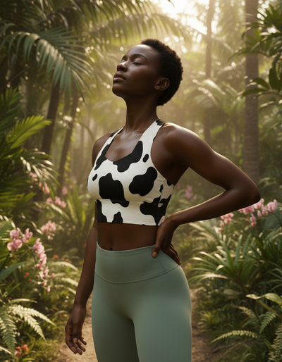 Bovine Longline Sports Bra longline sports bra