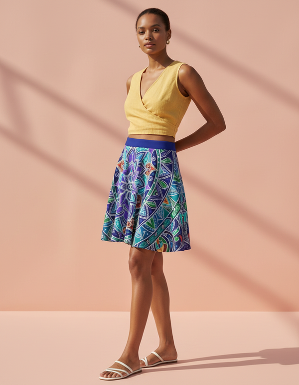 Mandala Collection skater skirts