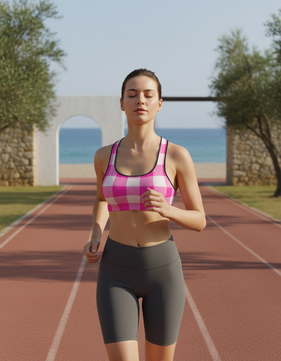 Fuchsia Sports Bra classic sports bra