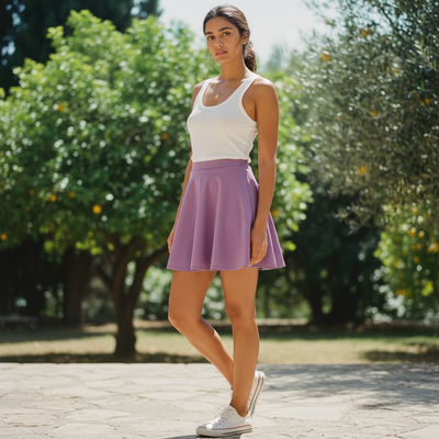 Burnished Lilac Skater Skirt skater skirt