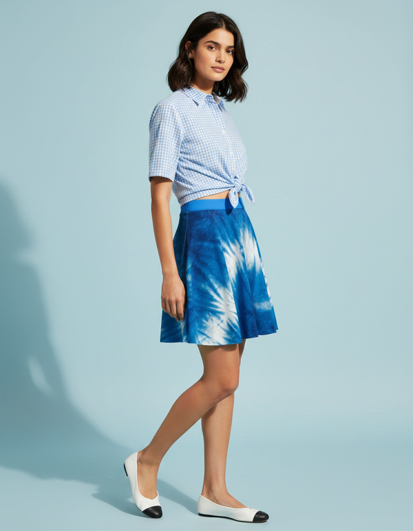 Shibori Collection skater skirts