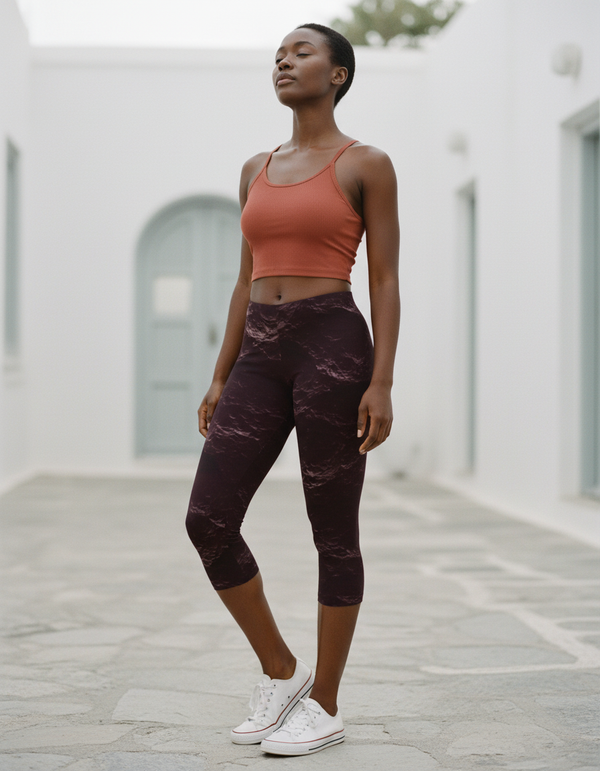 Leggings in Amaranth Eclipse