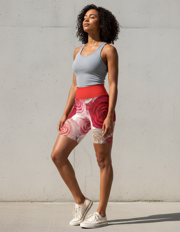 Rose Collection yoga shorts