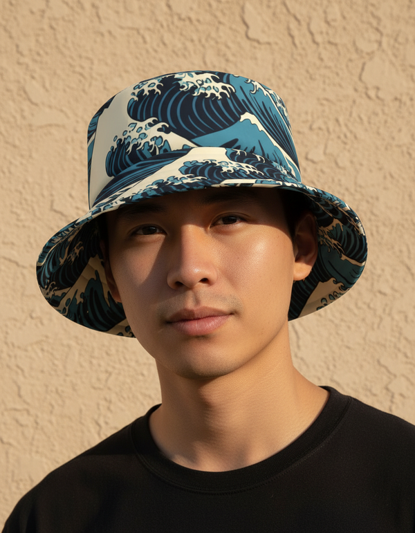 Hokusai Collection bucket hats