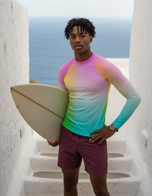 Men's Acacia Prism men's short-sleeve rashguards