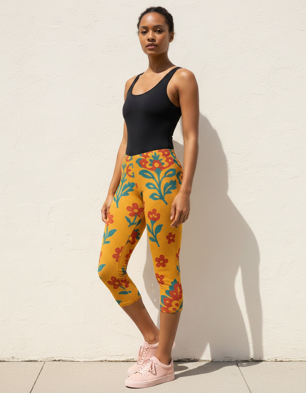 Sutra Capri Leggings Capri Leggings — Dripper
