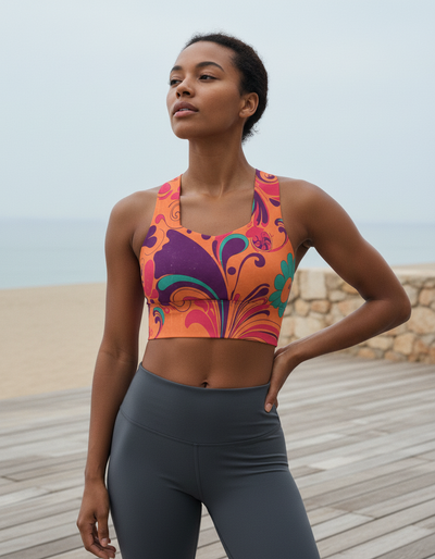 Groove Longline Sports Bra longline sports bra