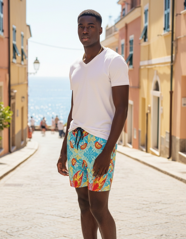 Men's Swim Trunks in Ember