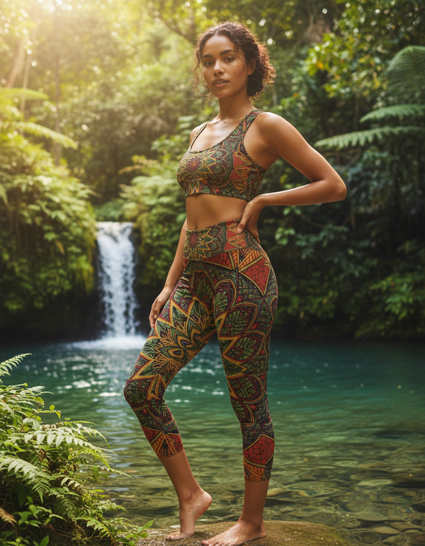 Lotus Capri Yoga Leggings bikini — Dripper