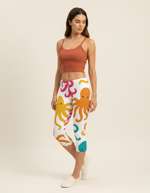 Orchid Capri Leggings Capri Leggings — Dripper