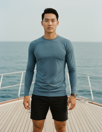 Men's Slate rash guard