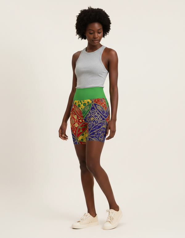 Yoga Shorts in Hikari