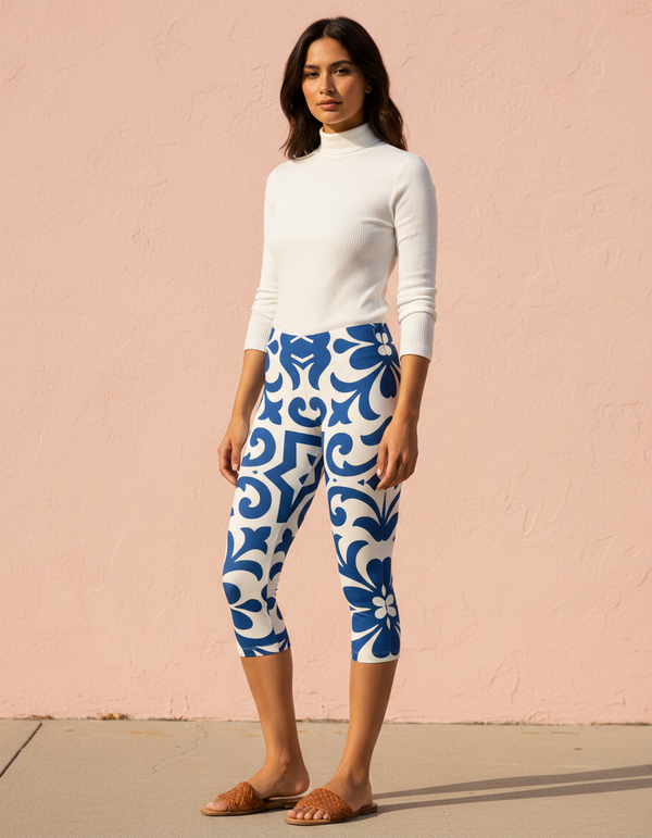 Cascais Capri Leggings Capri Leggings — Dripper