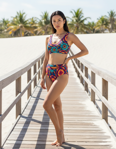 Jhalak high-waisted bikini