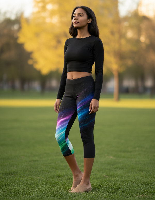 Nebula Capri Leggings Capri Leggings — Dripper