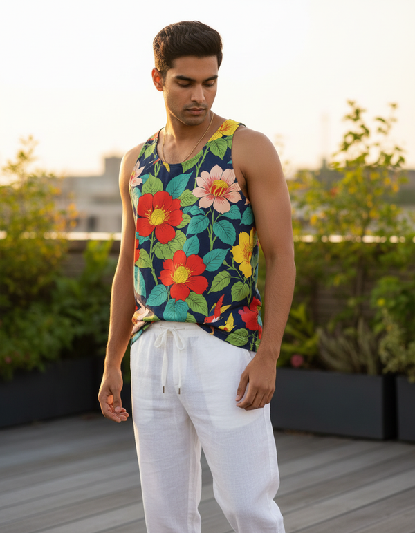 Men's Koi tank tops