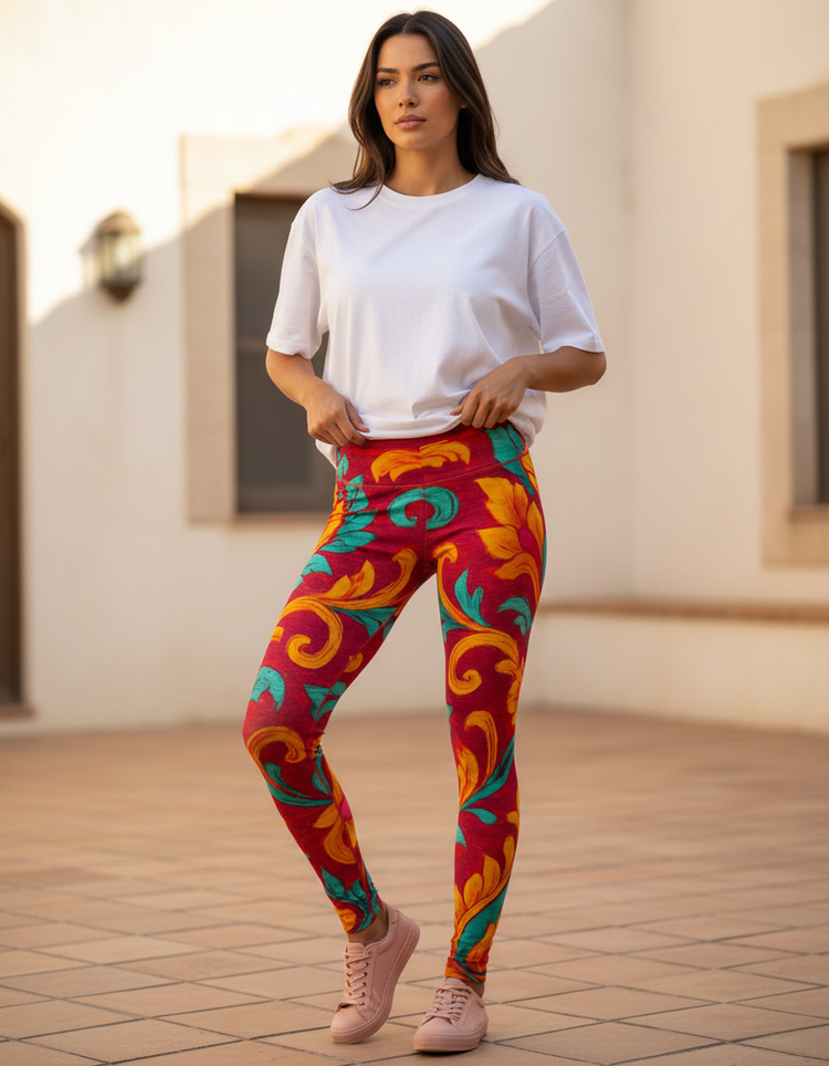 Women's Thai Silk Leggings
