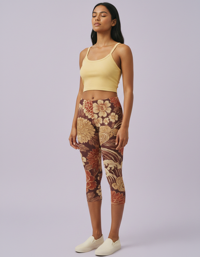 Lava Falls Edo Capri Leggings capri leggings