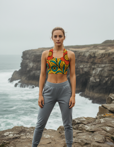 Jembe Longline Sports Bra longline sports bra