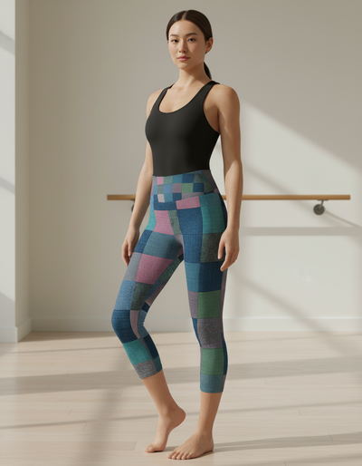 Rhodonite Jinsil Capri Yoga Leggings capri yoga leggings