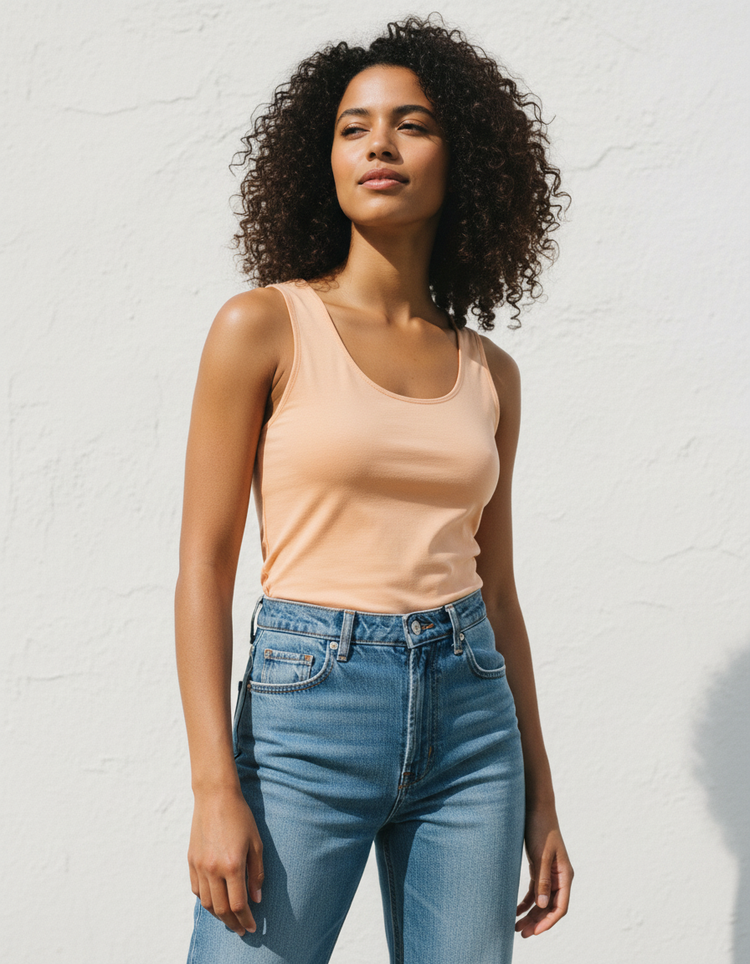 Peach Tank Top Women's Tank Top — Dripper