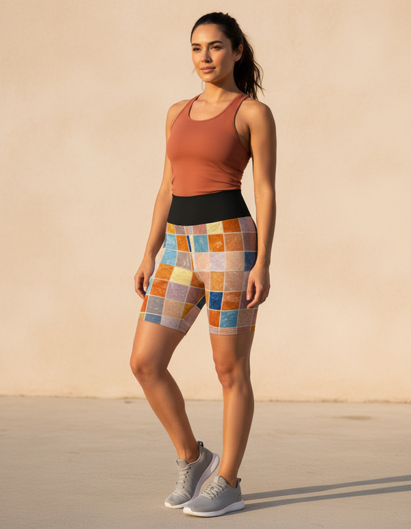 Kaleido Yoga Shorts bikini — Dripper