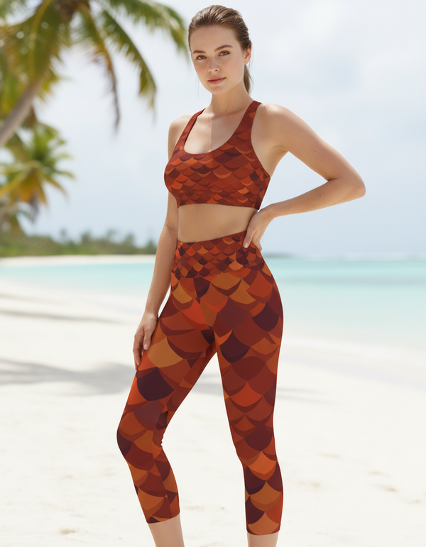 Nami Capri Yoga Leggings bikini — Dripper